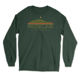 Ridgeline Original Logo Unisex Forest Green Long Sleeve