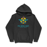 Five Sisters Farm Logo Front Chris Dyer Totem Back Hoodie