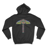 Five Sisters Farm Logo Front Chris Dyer Totem Back Hoodie