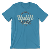 Uplift Logo Mens Unisex Aqua Tee