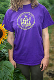 East Mill Original Logo Unisex Purple T-Shirt