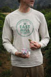 East Mill Original Logo Unisex Sand Long Sleeve