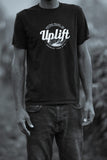 Uplift Logo Mens Unisex Black Tee Softstyle