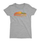 Ridgeline Rasta logo Ladies Heather Grey T-Shirt