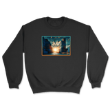 4ORTY TONS Cargo Light Unisex Black Crewneck Sweatshirt