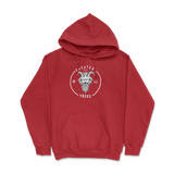 G.O.A.T. All White Unisex Red Hoodie